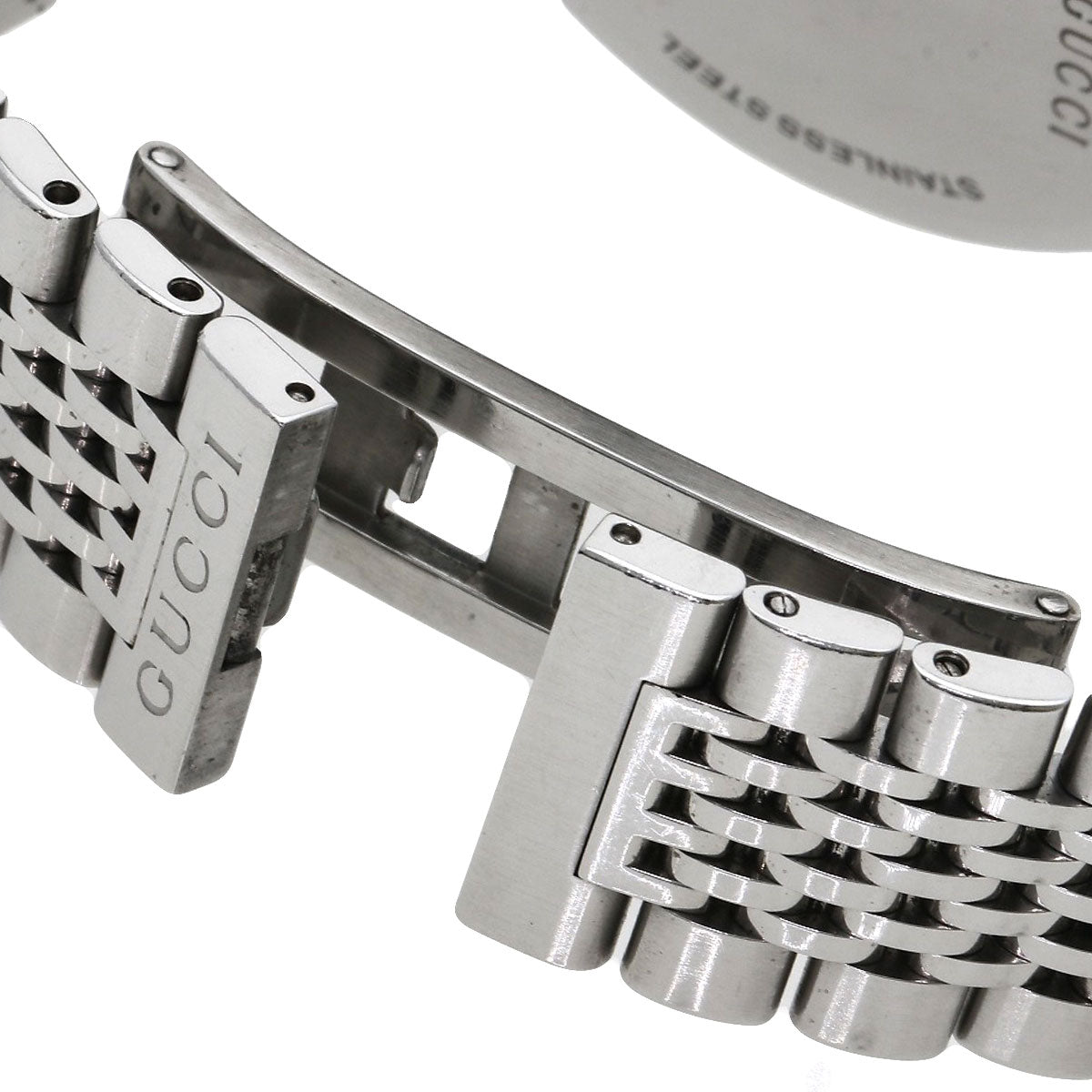 Gucci Watches Quartz 126.4 Stainless Steel , Stainless Steel Silver G Timeless Black Dial Mens