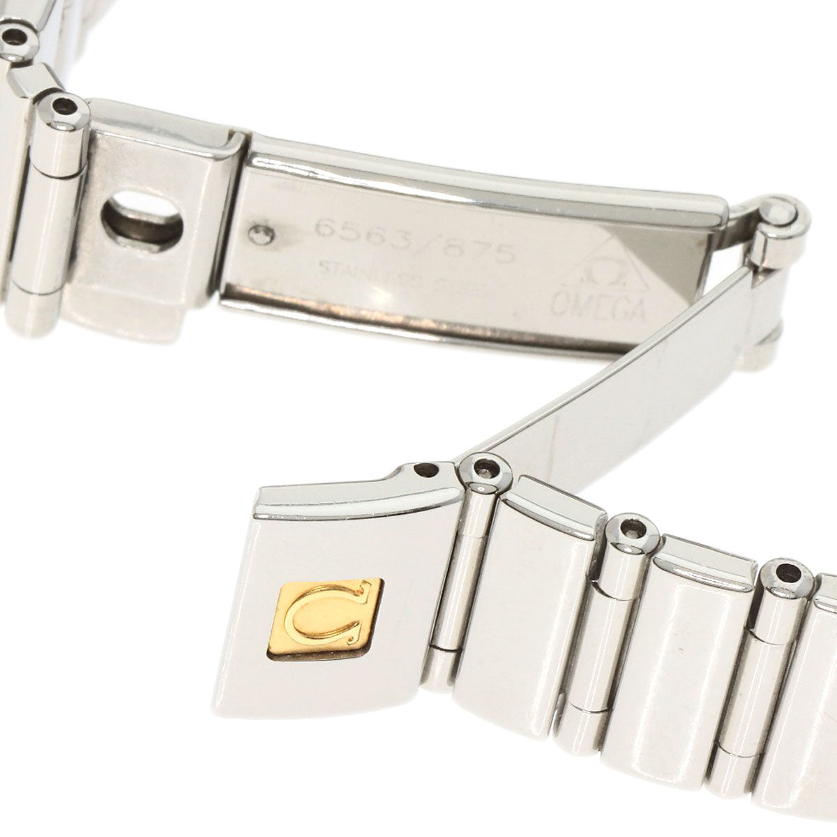 Omega Watches Quartz 1566.66 Stainless Steel , Stainless Steel Silver Constellation Mini My Choice