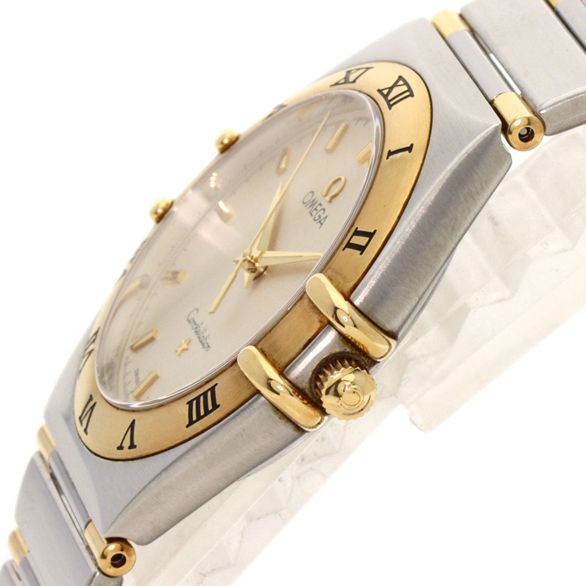Omega Watches Quartz 1312.30 Stainless Steel Gold