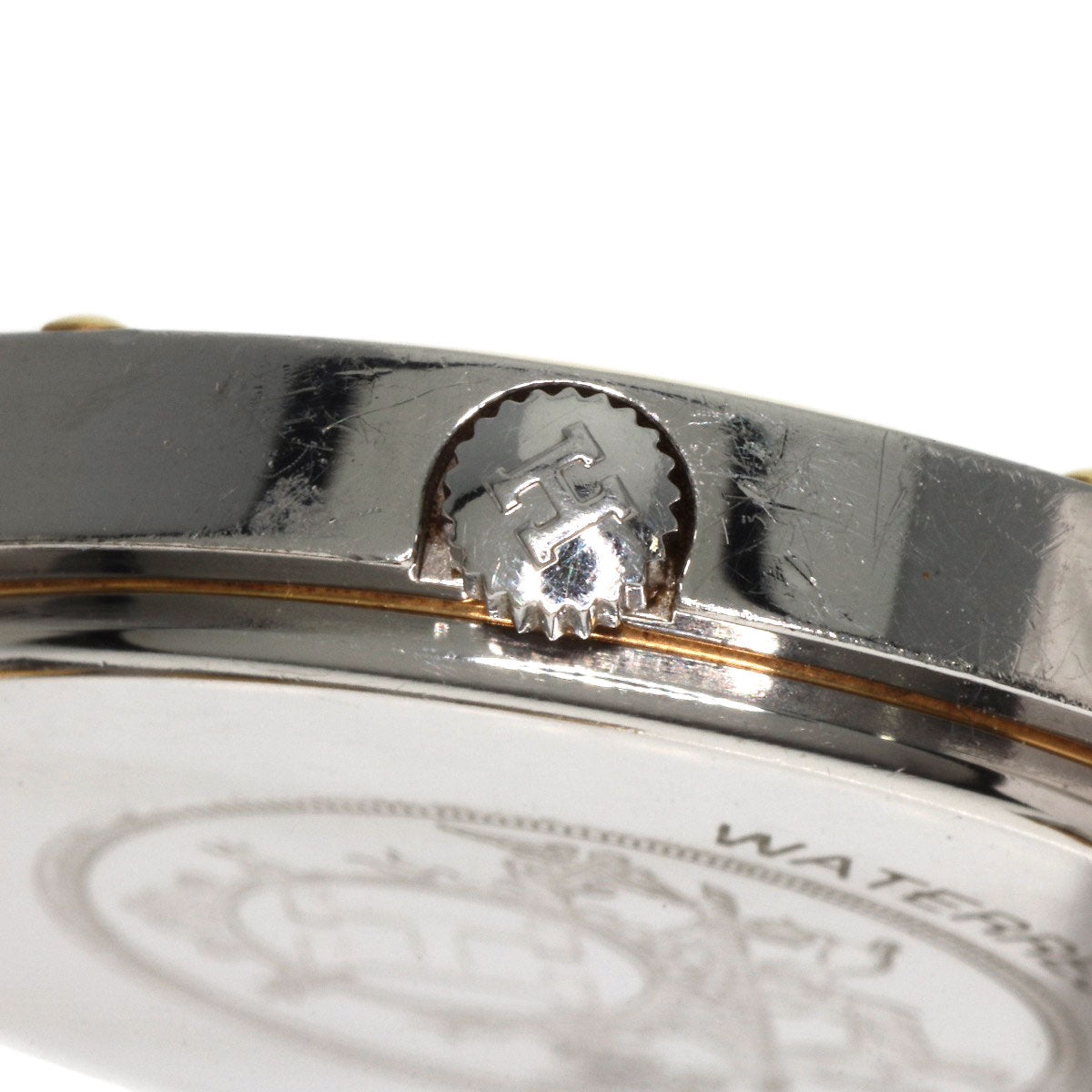 Hermes Watches Quartz Stainless Steel , Ssxgp Gold Clipper Old Belt Cream Dial Mens