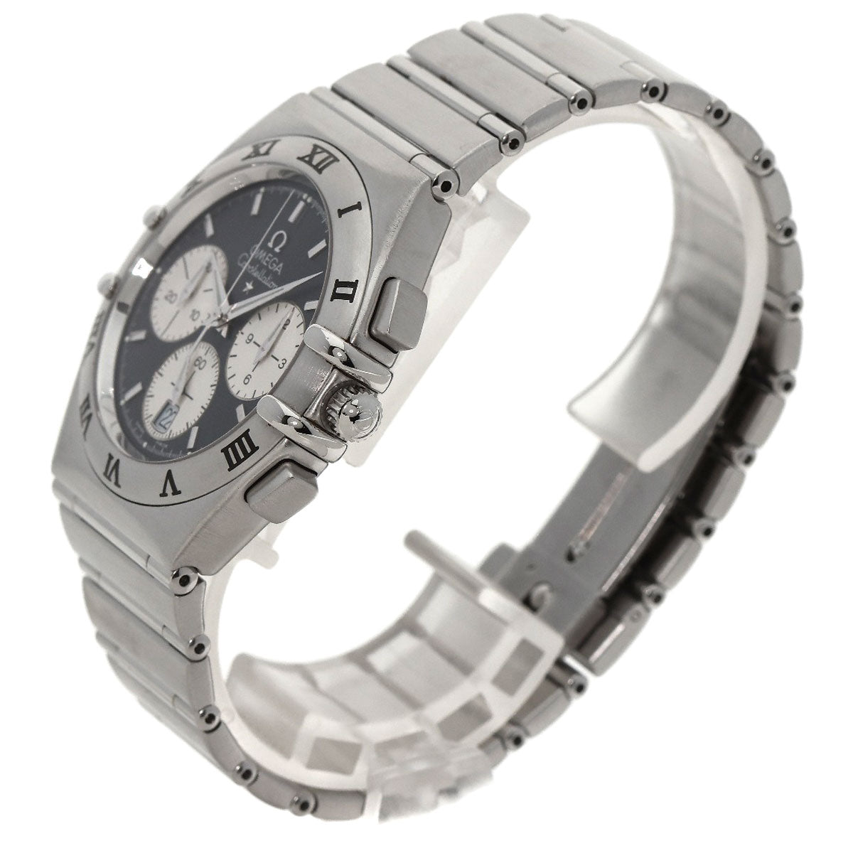 Omega Watches Quartz 1542.40 Stainless Steel Silver Constellation Gray Dial