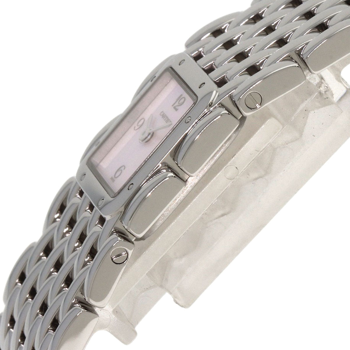 Cartier Watches Quartz W61003T9 Stainless Steel , Stainless Steel Silver Panthere Ryuban Pink Shell