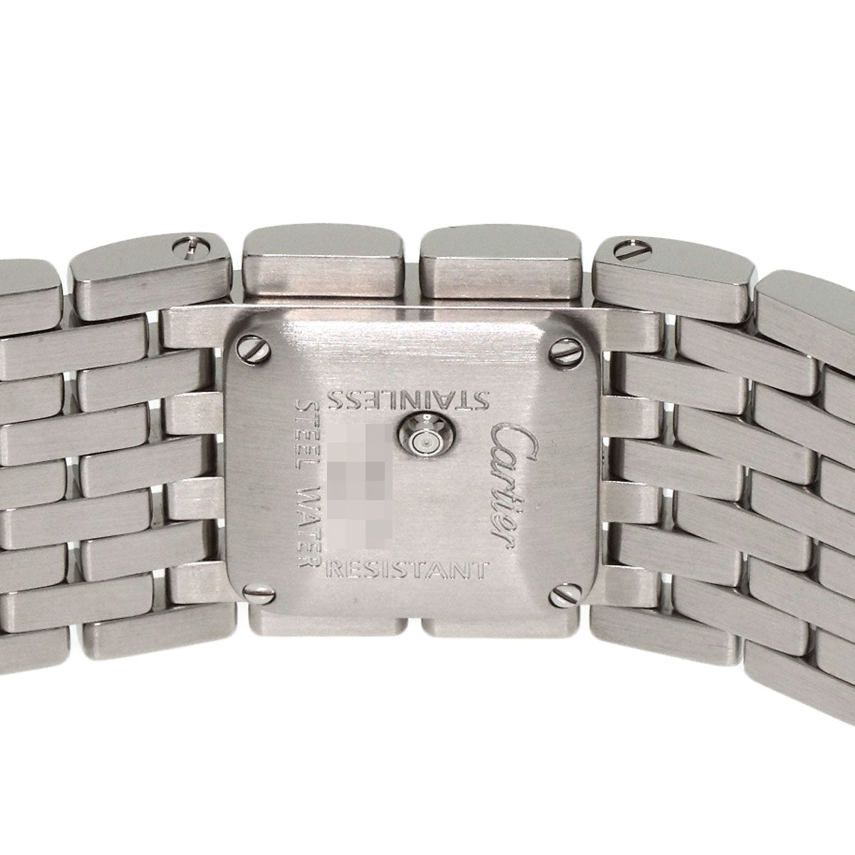 Cartier Watches Quartz W61003T9 Stainless Steel , Stainless Steel Silver Panthere Ryuban Pink Shell