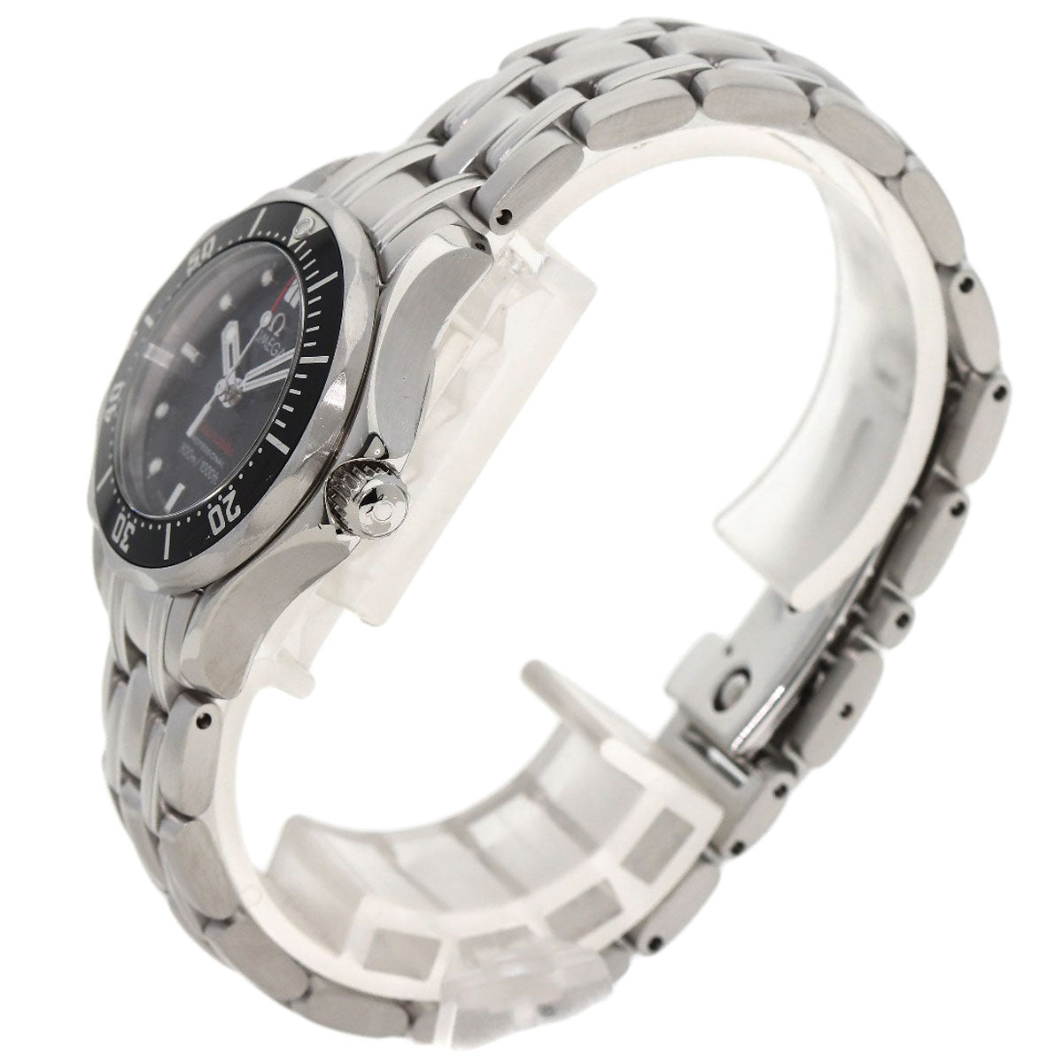 Omega Watches Quartz 212.30.28.61.01.001 Stainless Steel , Stainless Steel Silver Seamaster Black