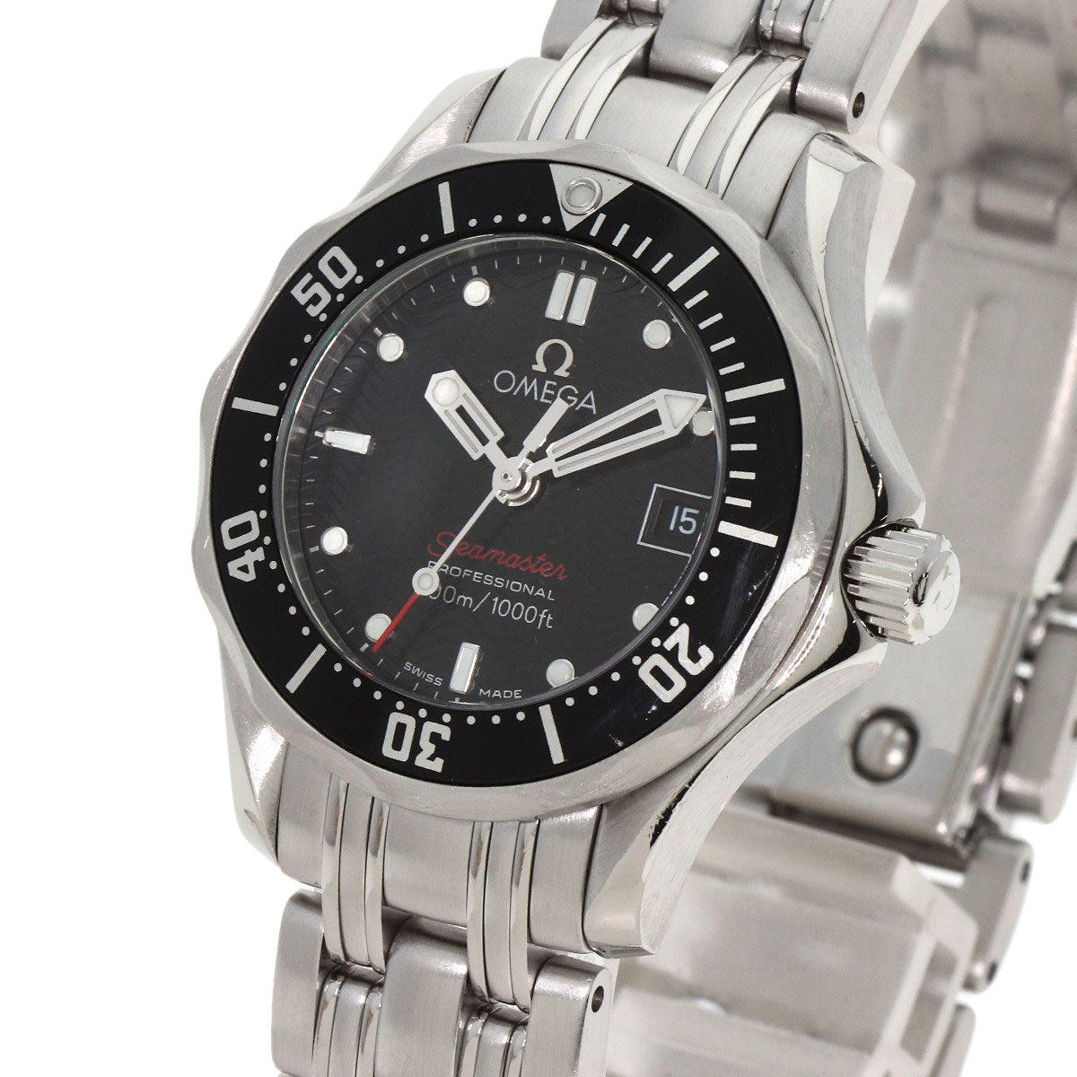Omega Watches Quartz 212.30.28.61.01.001 Stainless Steel , Stainless Steel Silver Seamaster Black