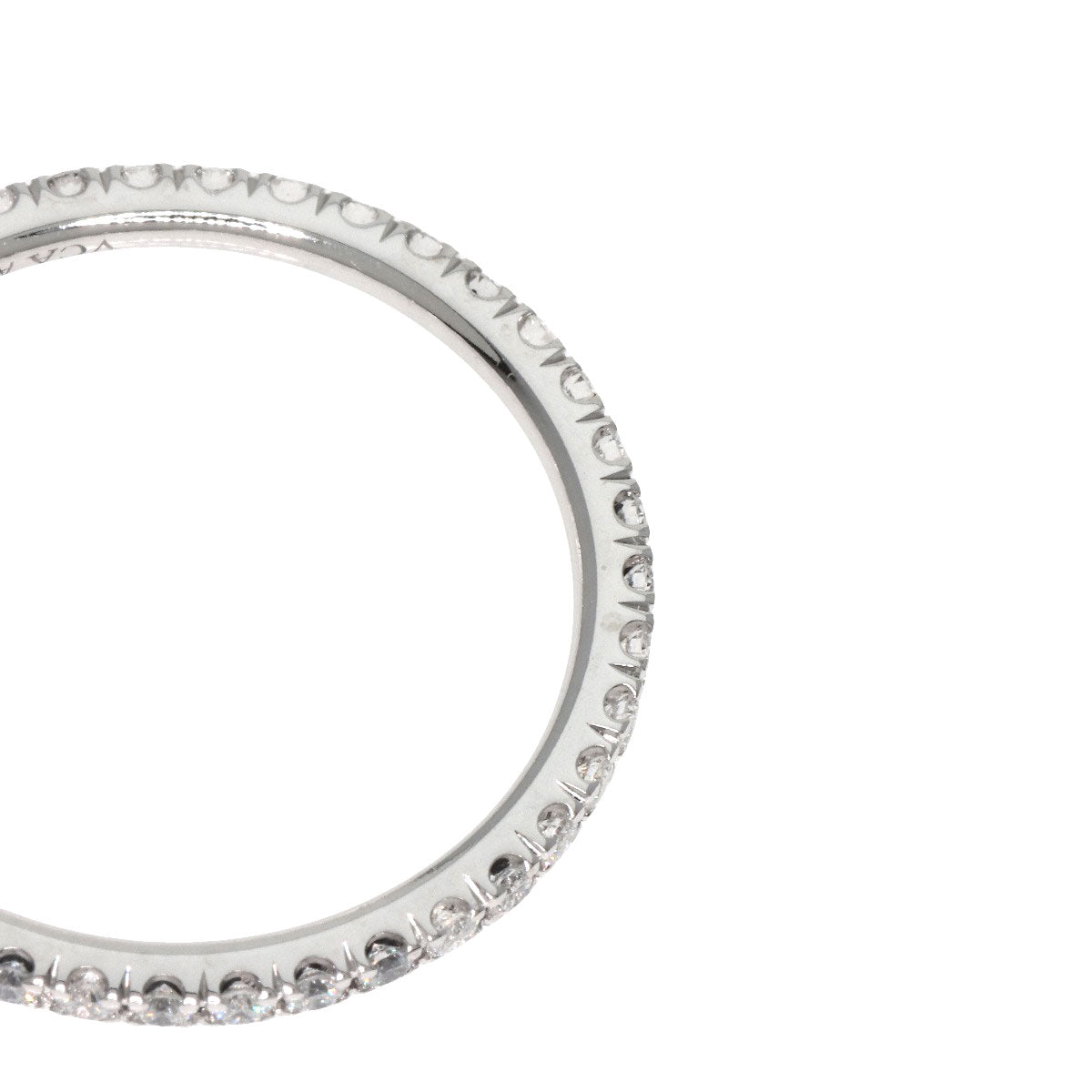 Van Cleef & Arpels Ring K18Wg Silver Felicite Eternity #49