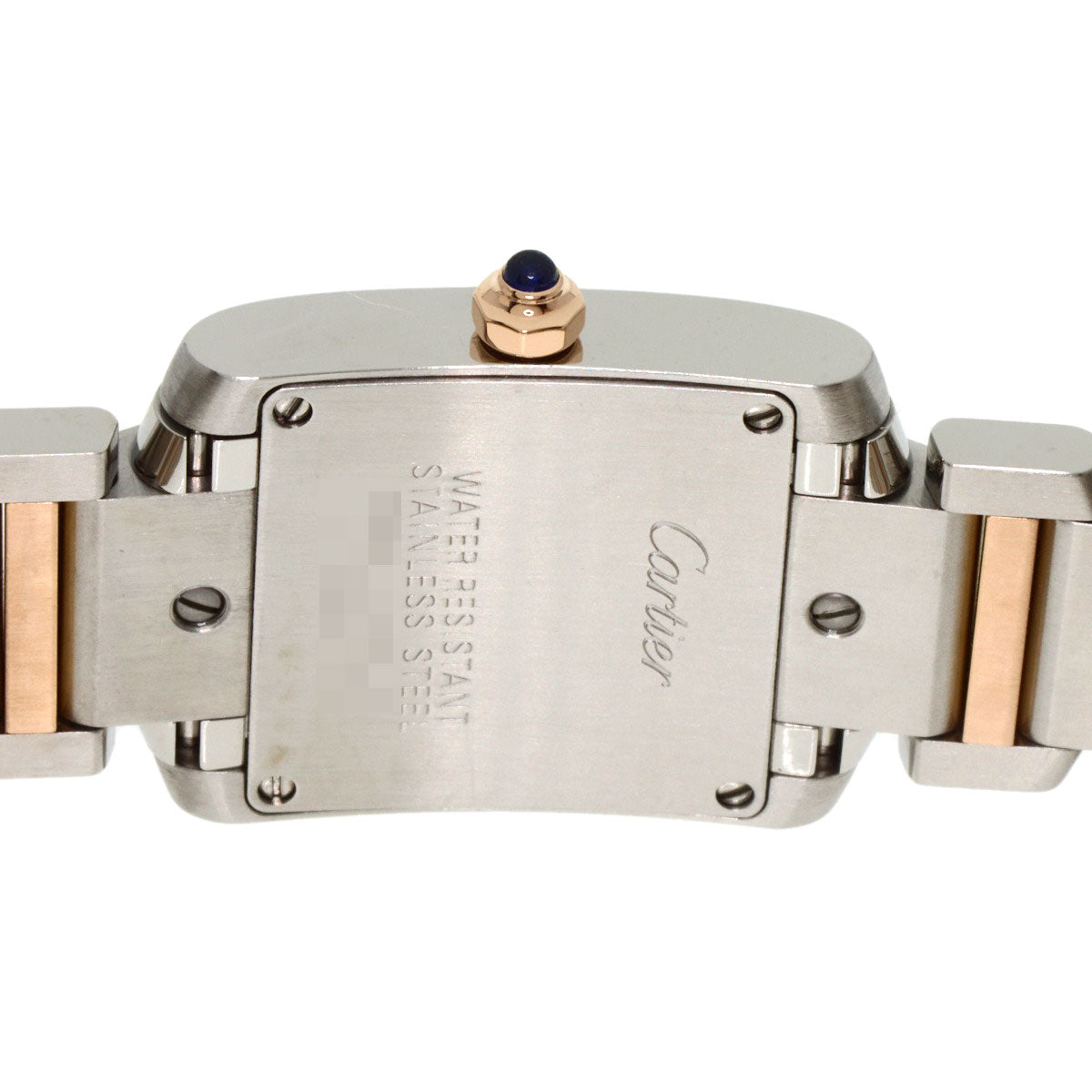 Cartier Watches Quartz W51027Q4 Stainless Steel , Ssxk18Pg Gold Tank Francaise Sm Pink Shell Dial
