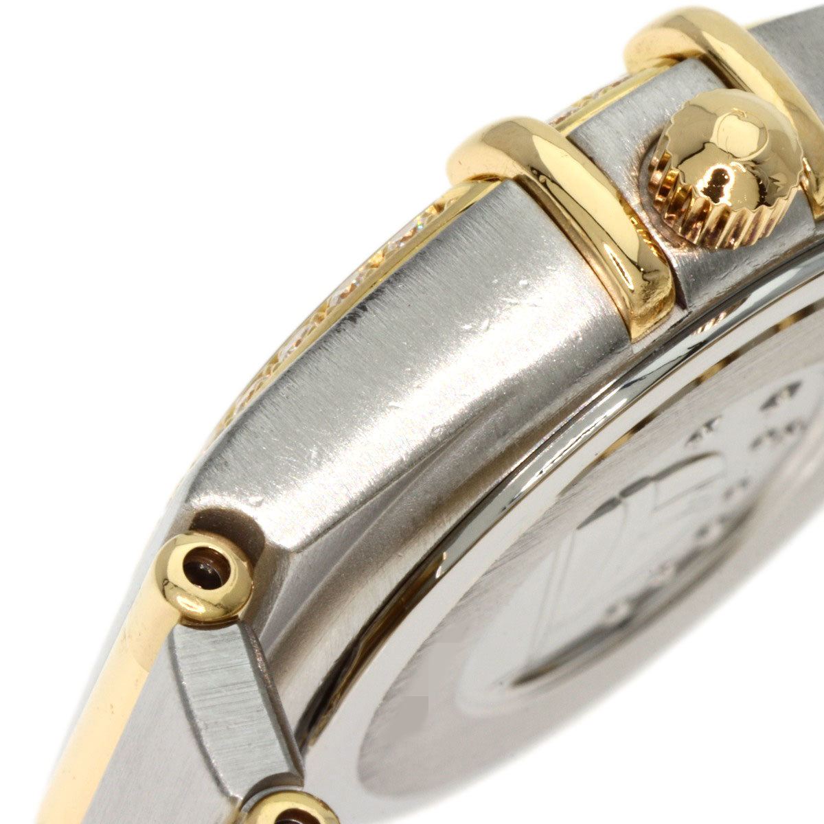 Omega Watches Quartz 1267.15.00 Stainless Steel, Ssxk18Yg, Diamond Silver Constellation 12P Bezel