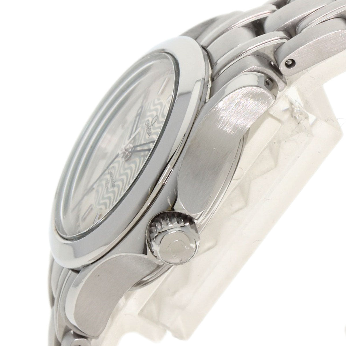 Omega Watches Quartz 2581.31 Stainless Steel , Stainless Steel Silver Seamaster Silver Dial Women