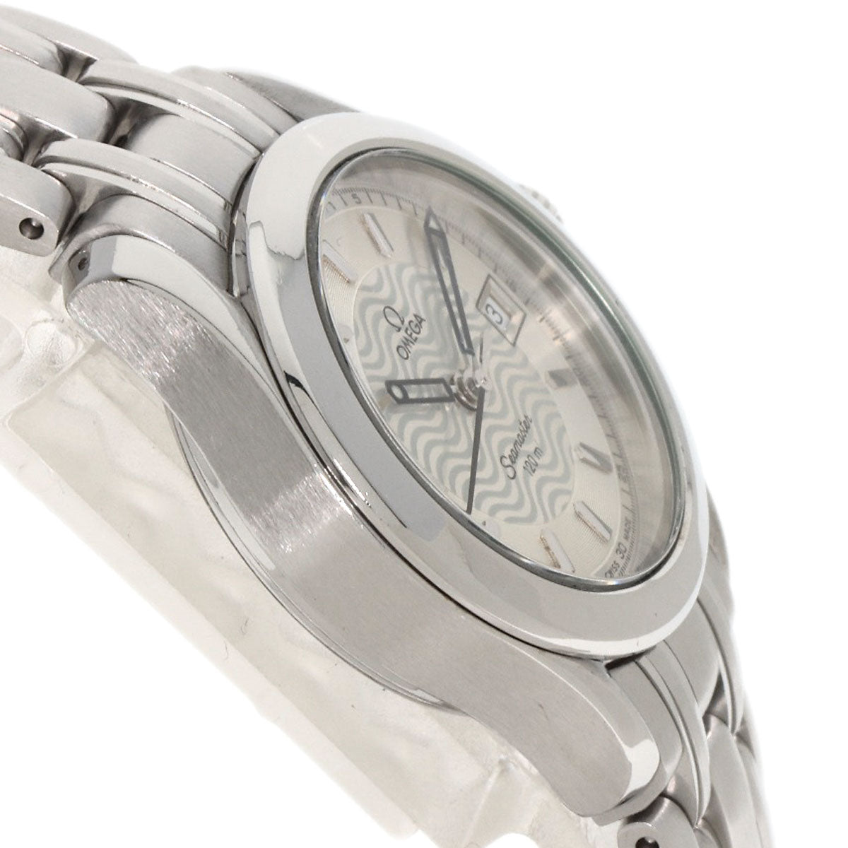 Omega Watches Quartz 2581.31 Stainless Steel , Stainless Steel Silver Seamaster Silver Dial Women