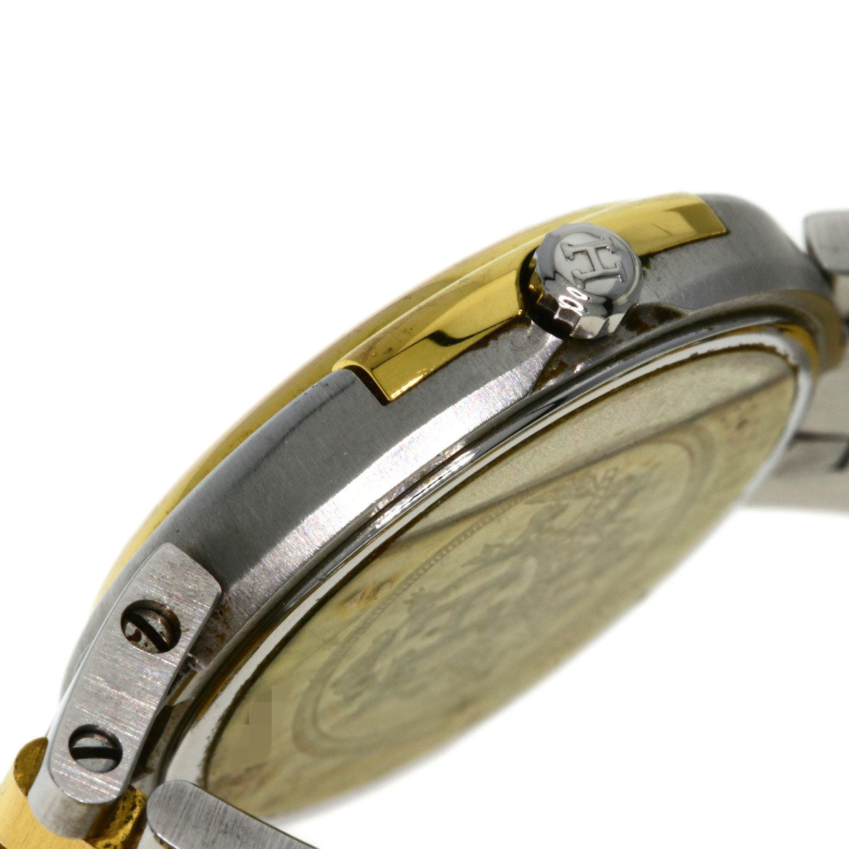 Hermes Watches Quartz Stainless Steel, Combination Silver Windsor White Dial Women