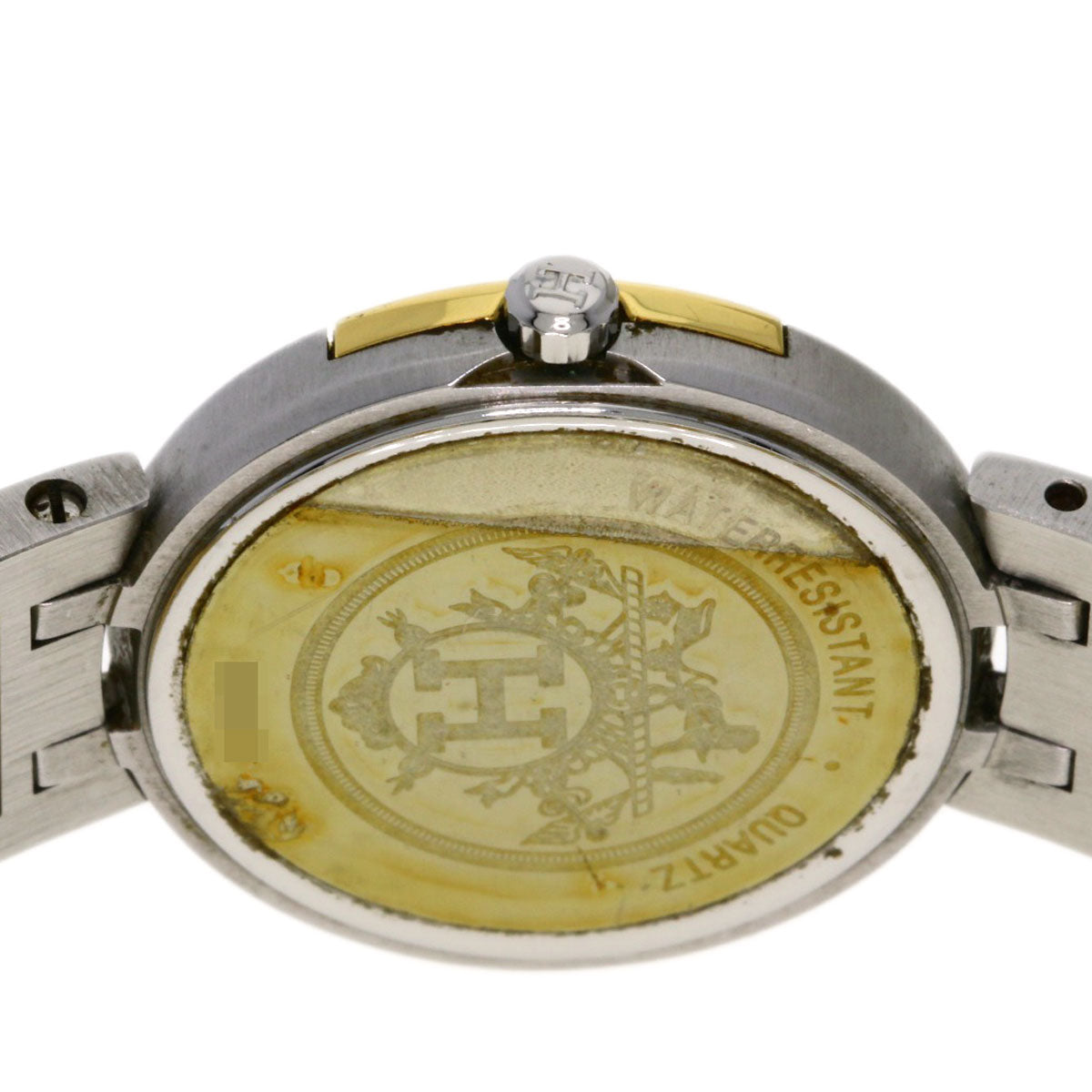 Hermes Watches Quartz Stainless Steel, Combination Silver Windsor White Dial Women