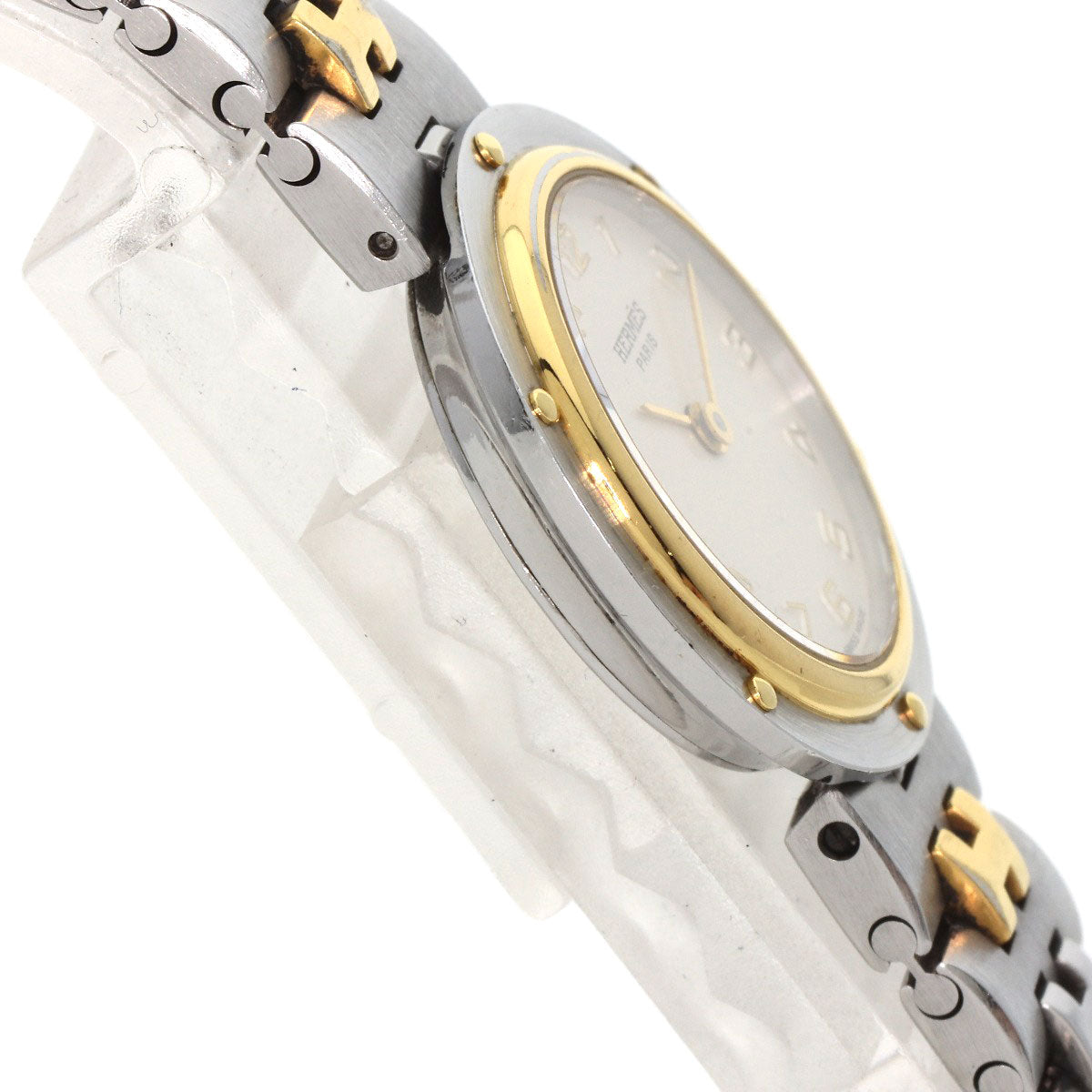 Hermes Watches Quartz Stainless Steel , Ssxgp Gold Olympia Ivory Dial Women