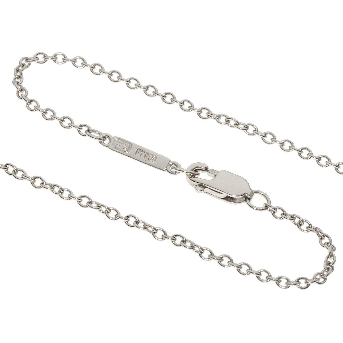 Harry Winston Necklace Pt950 Silver Minicross Diamond Women