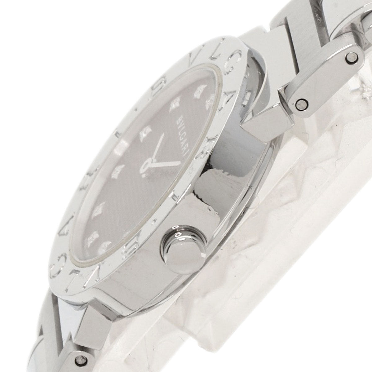 Bvlgari Watches Quartz Bb26Ss Stainless Steel , Stainless Steel Silver Bvlgari Bvlgari 12P Diamond