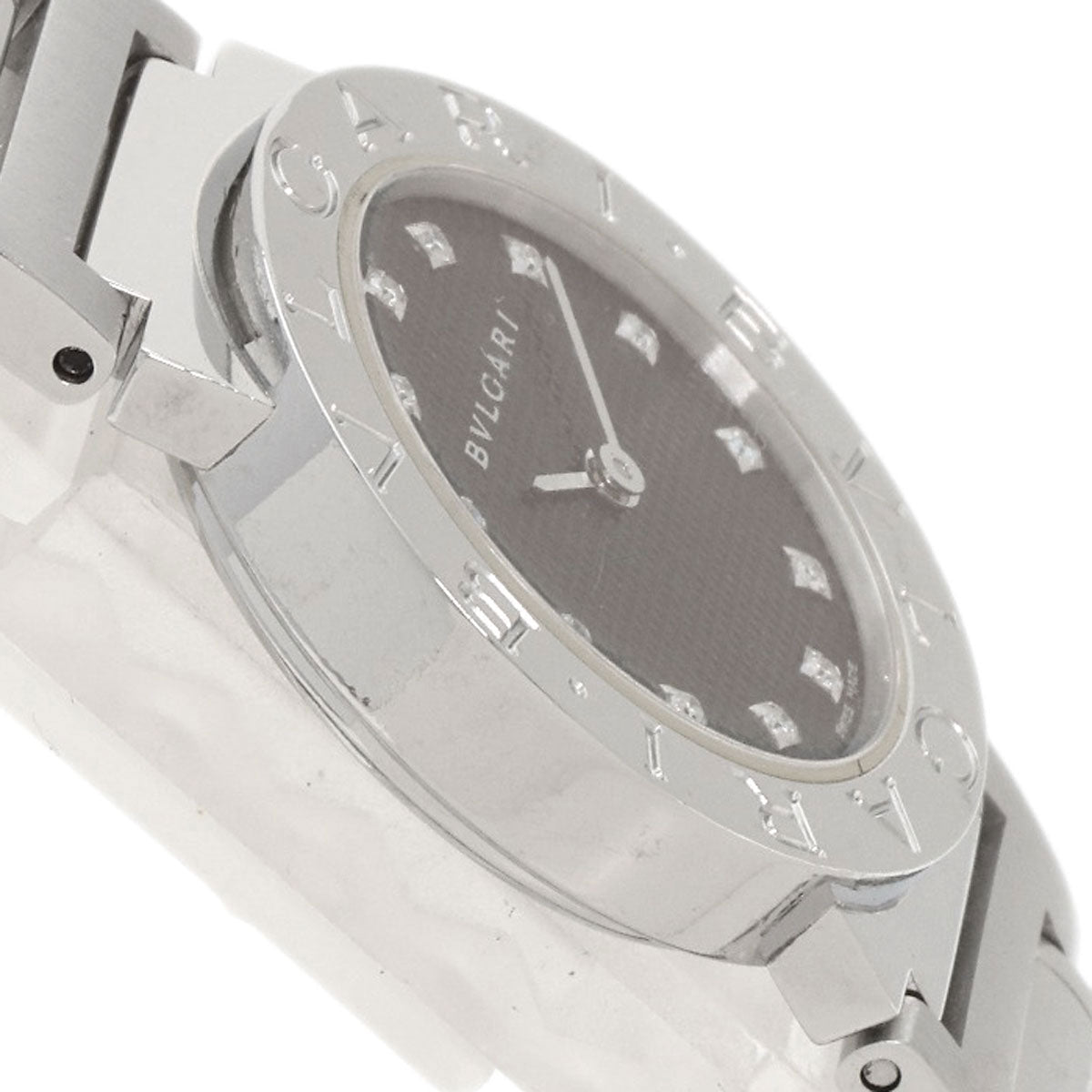 Bvlgari Watches Quartz Bb26Ss Stainless Steel , Stainless Steel Silver Bvlgari Bvlgari 12P Diamond