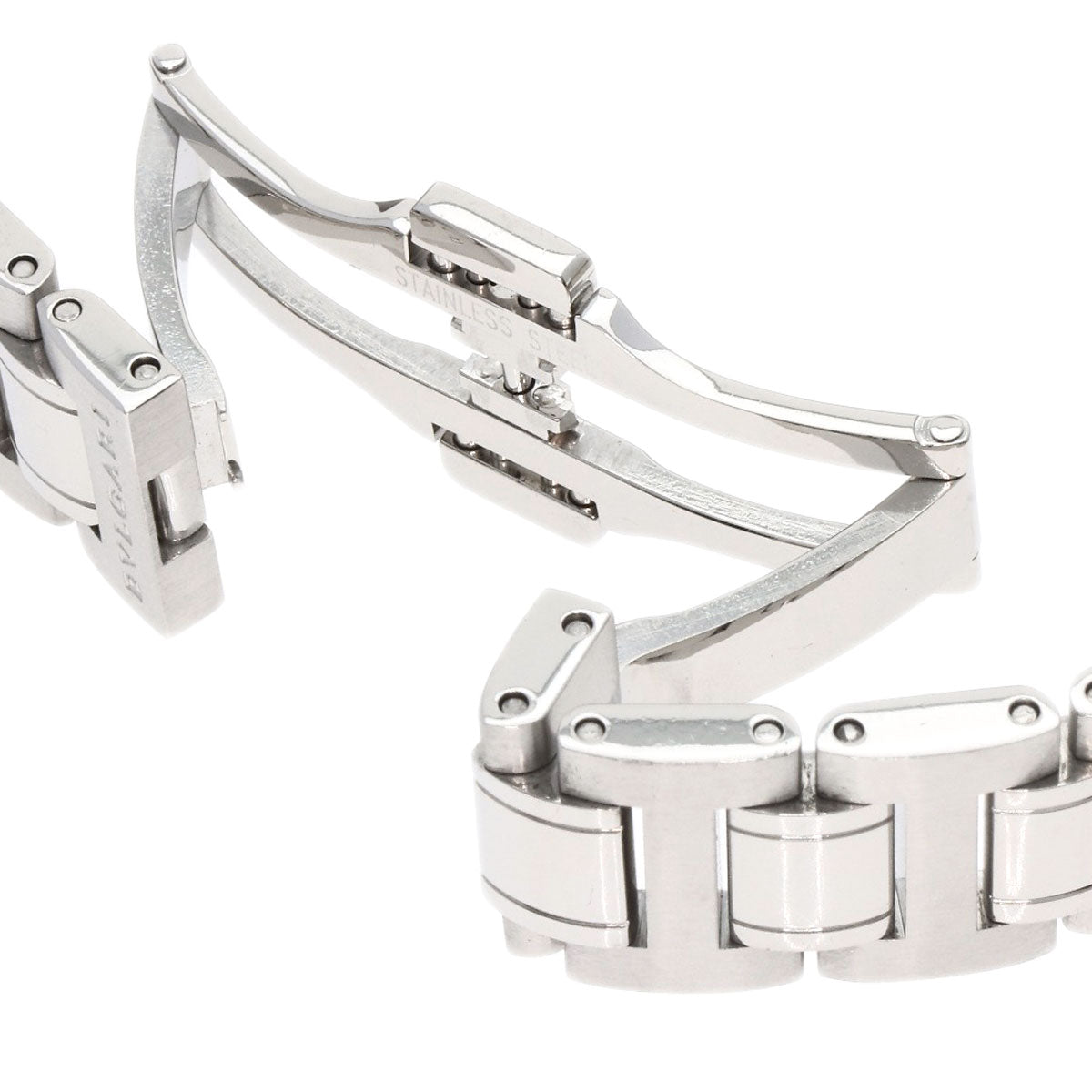 Bvlgari Watches Quartz Bb26Ss Stainless Steel , Stainless Steel Silver Bvlgari Bvlgari 12P Diamond
