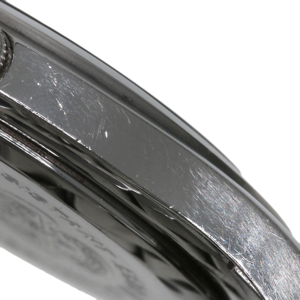 Gucci Watches Quartz 5500M Stainless Steel , Stainless Steel Silver Round Face Black Dial Mens