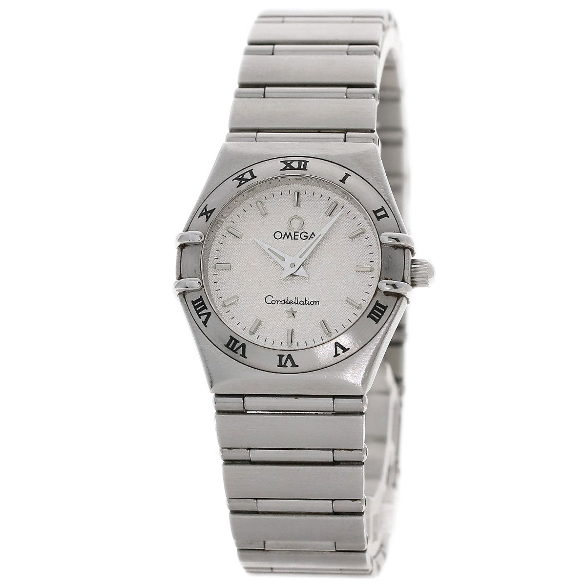 Omega Watches Quartz 1572.30 Stainless Steel , Stainless Steel Silver Constellation Silver Dial