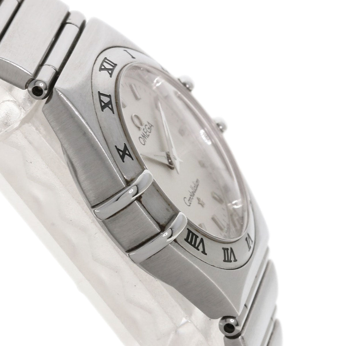 Omega Watches Quartz 1572.30 Stainless Steel , Stainless Steel Silver Constellation Silver Dial