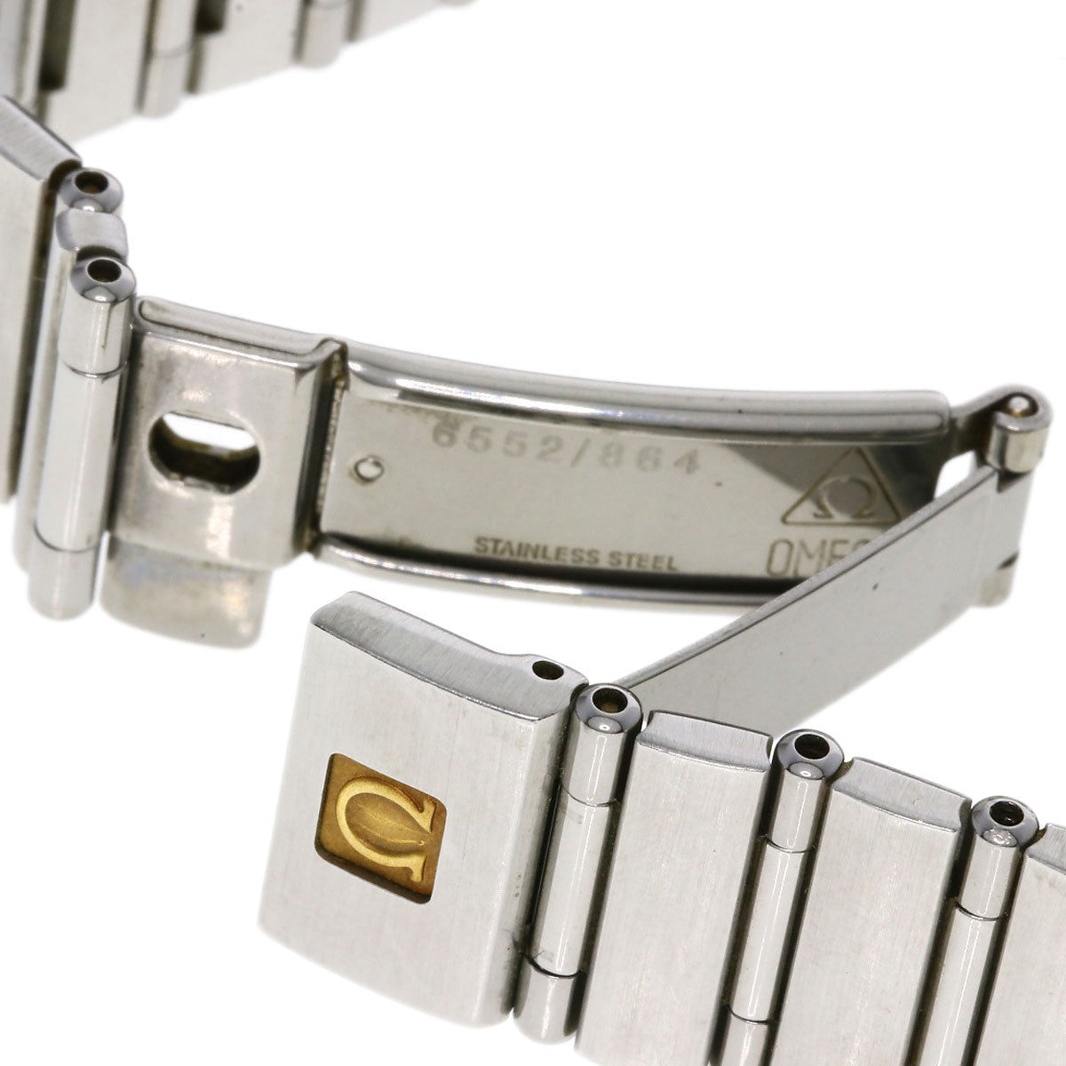 Omega Watches Quartz 1572.30 Stainless Steel , Stainless Steel Silver Constellation Silver Dial