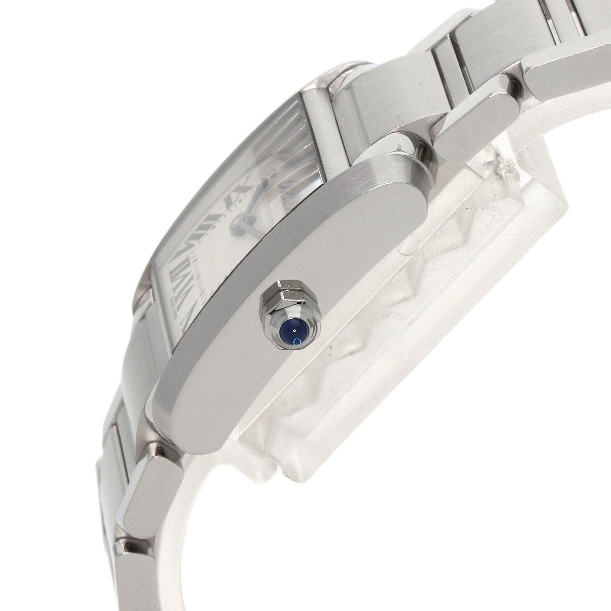 Cartier Watches Quartz W51008Q3 Stainless Steel , Stainless Steel Silver Tank Francaise Sm Silver