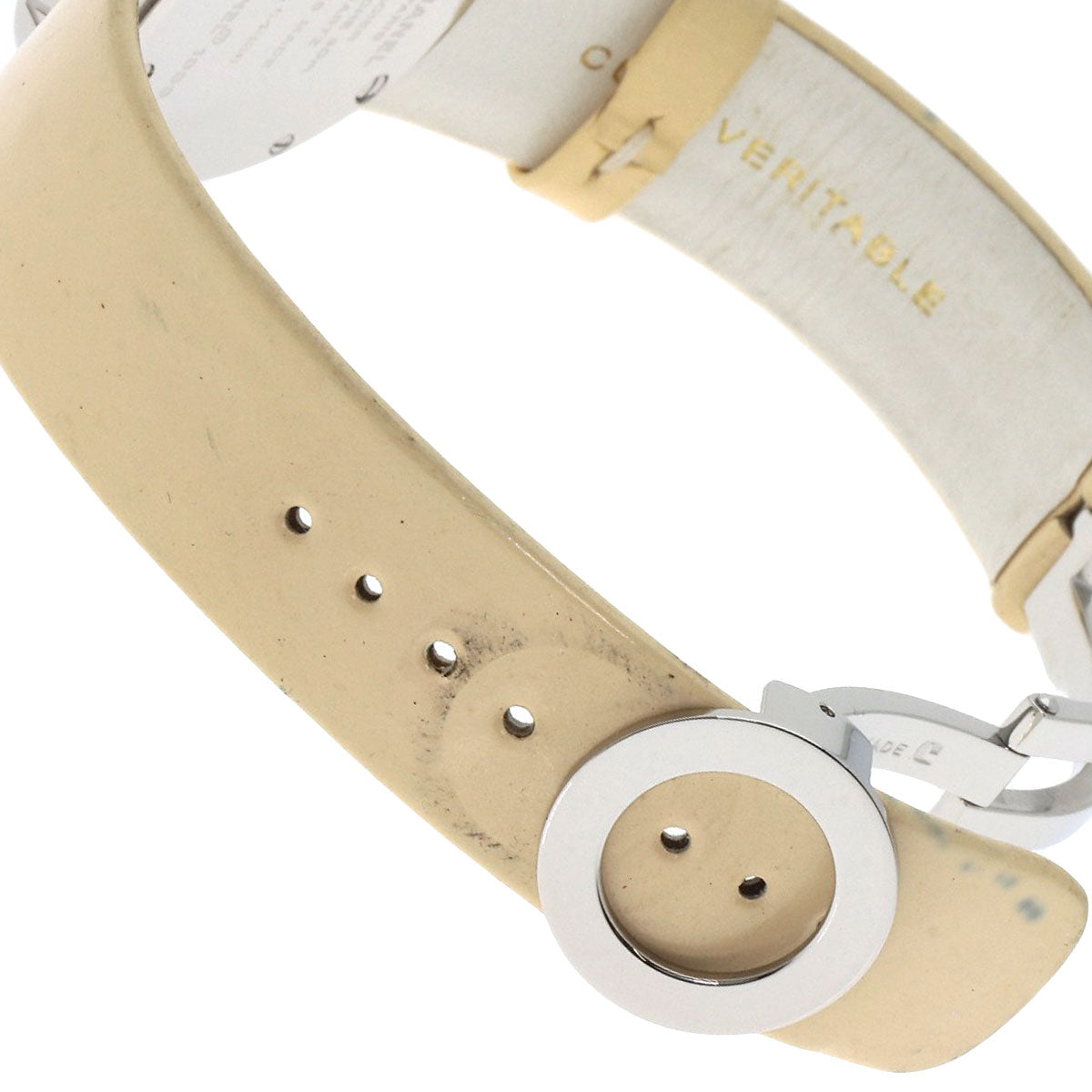 Chanel Watches Quartz H0580 Stainless Steel, Enamel Silver La Ronde White Dial Women