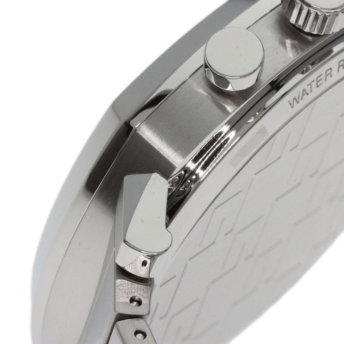 Gucci Watches Quartz Ya157302 Stainless Steel , Stainless Steel Silver Grip Chronograph Silver Dial