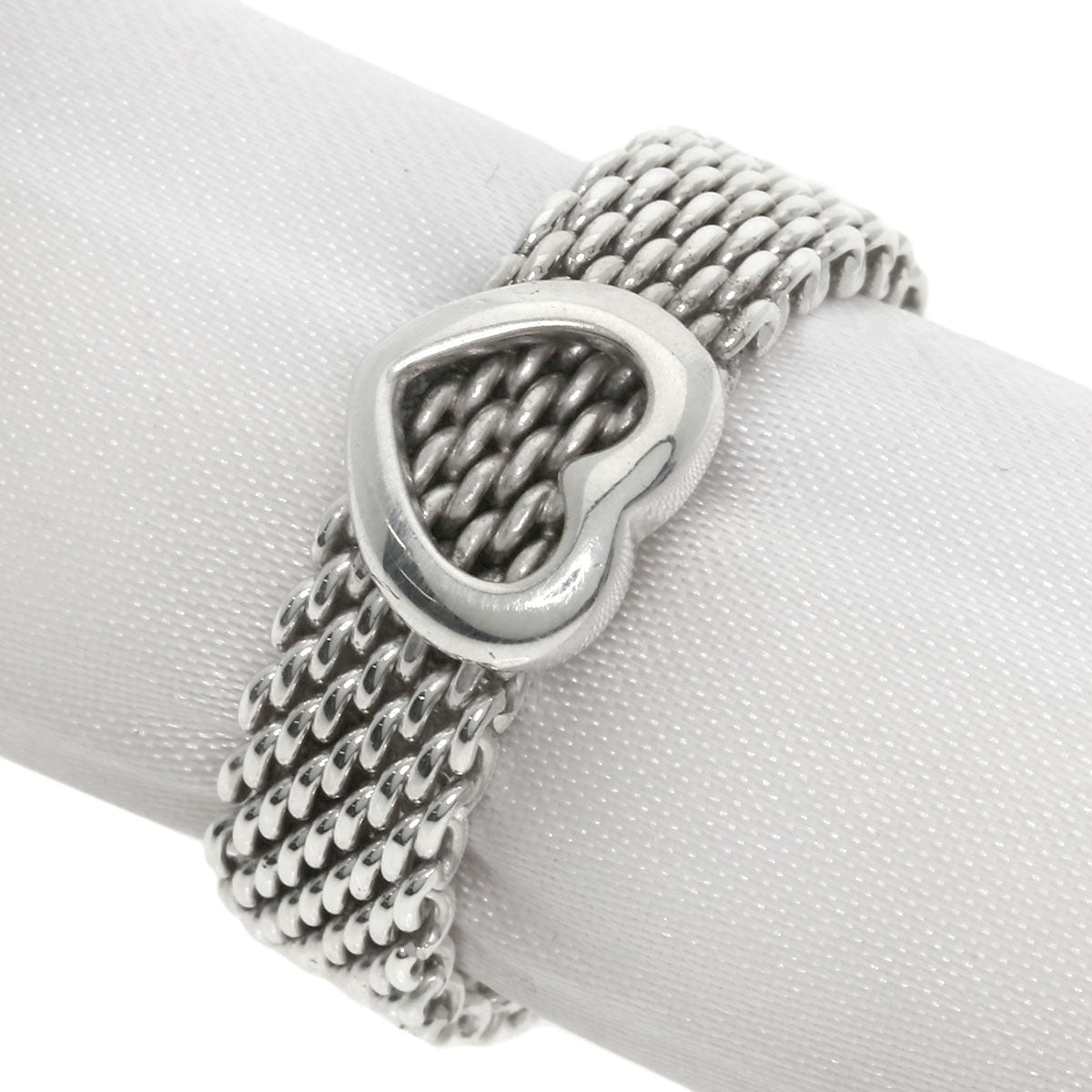 Tiffany&Co. Ring Sv Silver Somerset Mesh