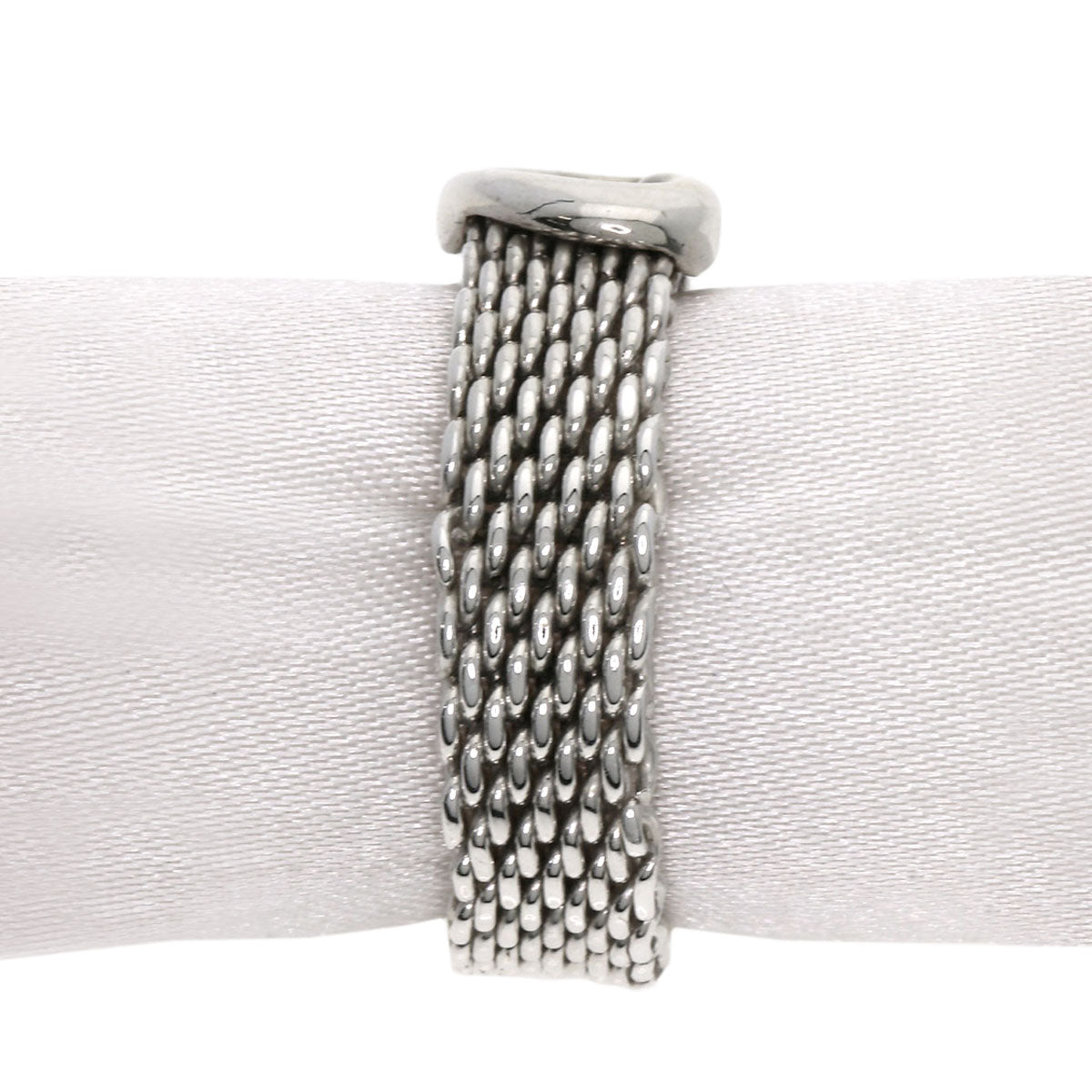 Tiffany&Co. Ring Sv Silver Somerset Mesh