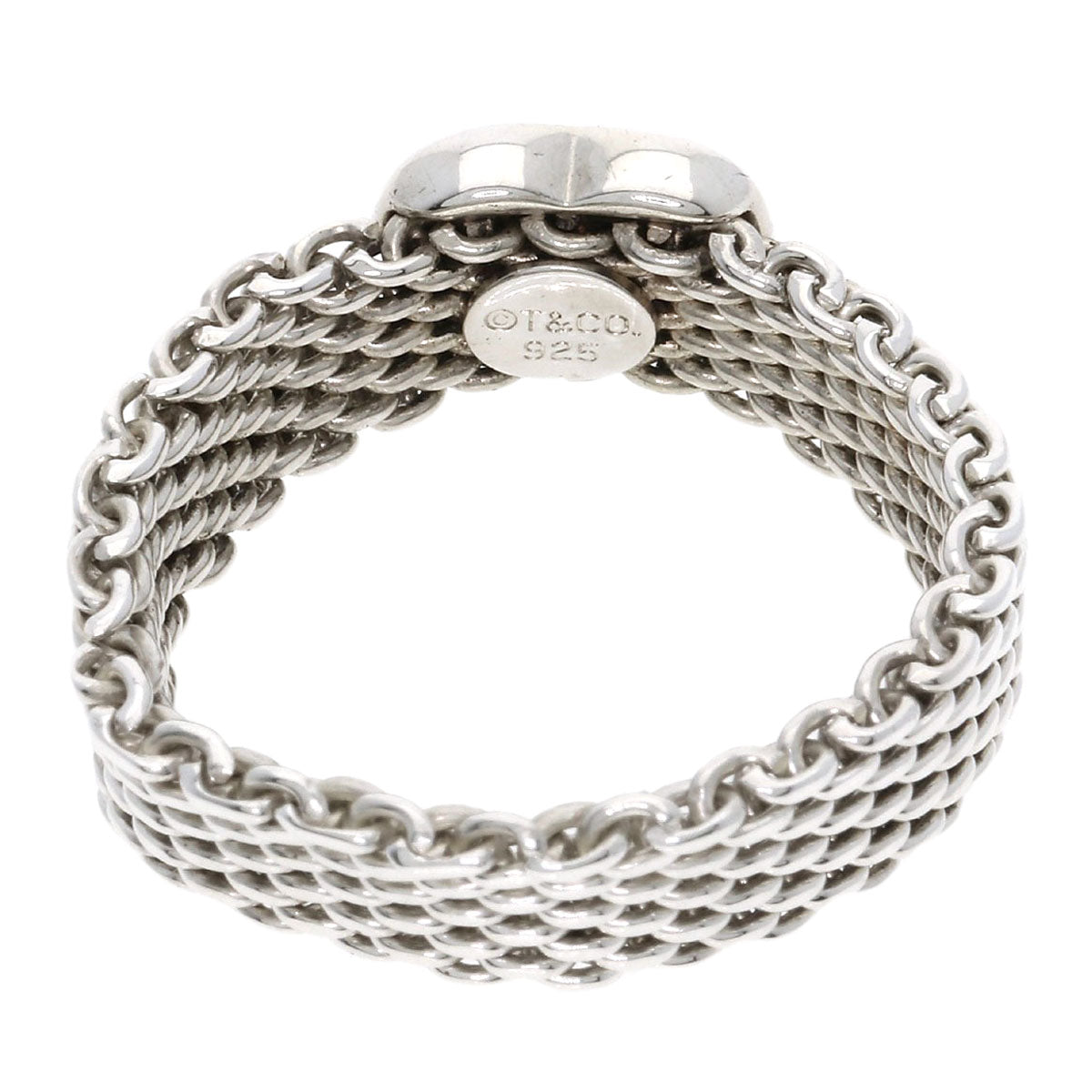 Tiffany&Co. Ring Sv Silver Somerset Mesh