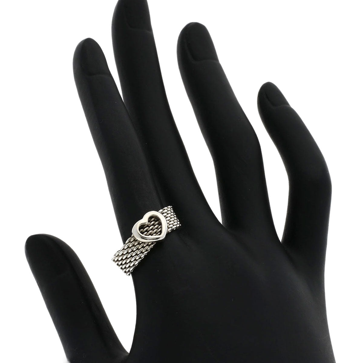 Tiffany&Co. Ring Sv Silver Somerset Mesh