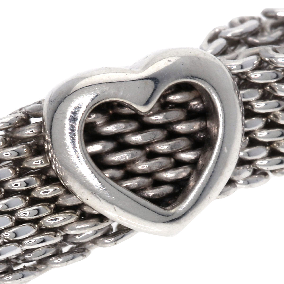 Tiffany&Co. Ring Sv Silver Somerset Mesh