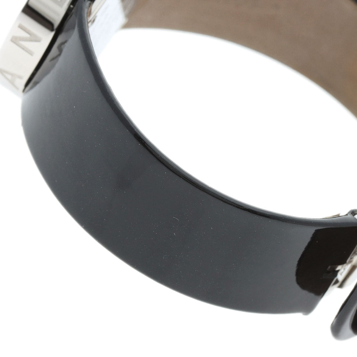 Chanel Watches Quartz H0579 Stainless Steel, Leather Silver La Ronde Black Dial Women