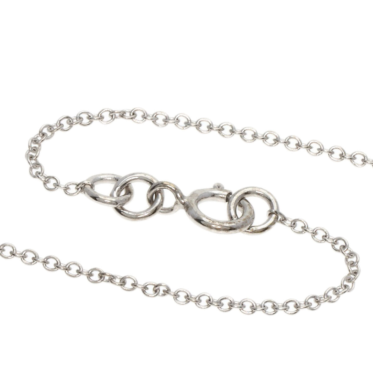 Tiffany&Co. Necklace K18Wg Silver Cross
