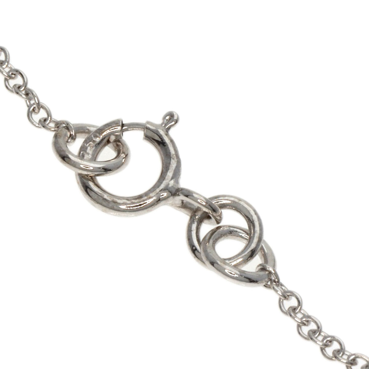 Tiffany&Co. Necklace K18Wg Silver Cross