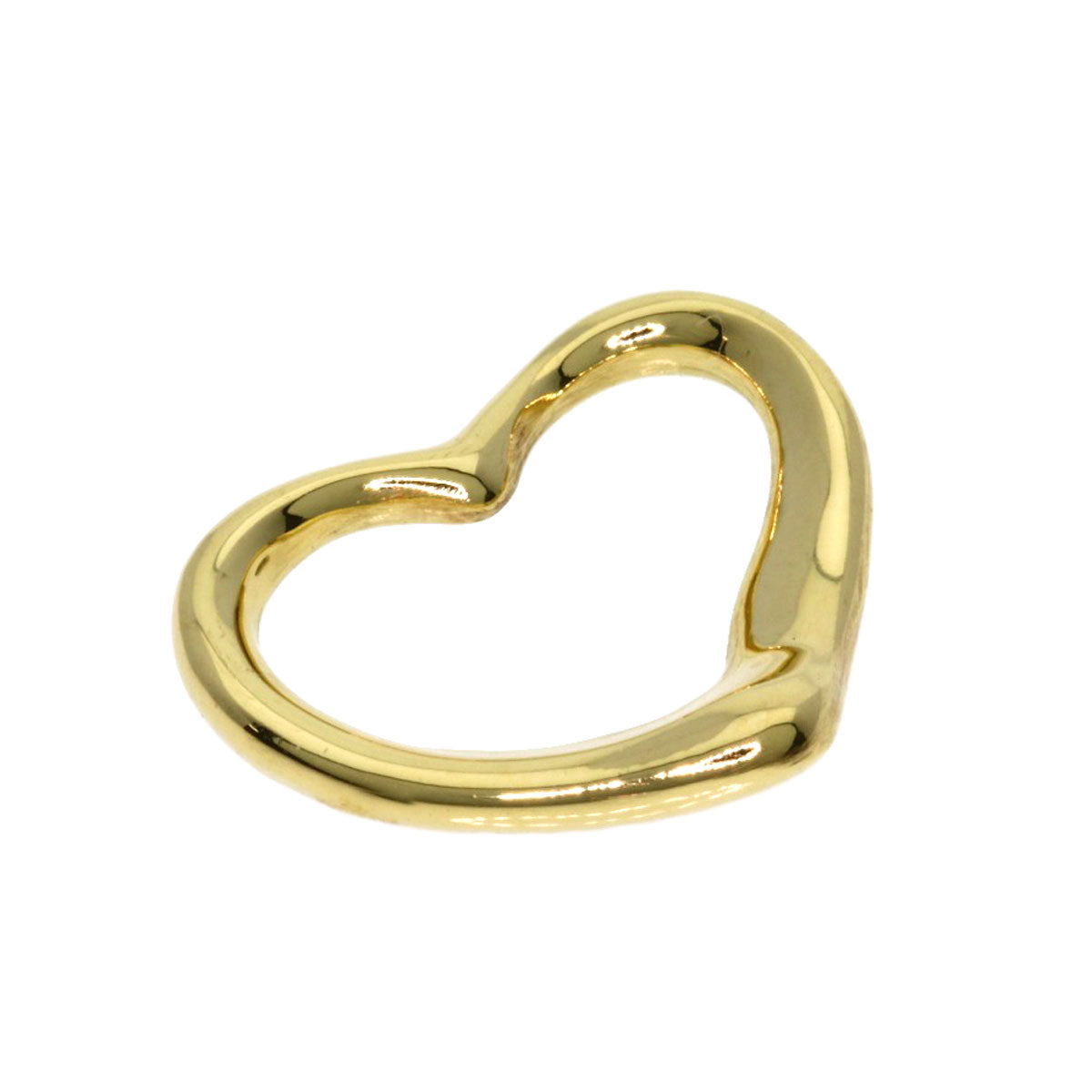 Tiffany&Co. Pendant Top 18K Yellow Gold Gold Open Heart