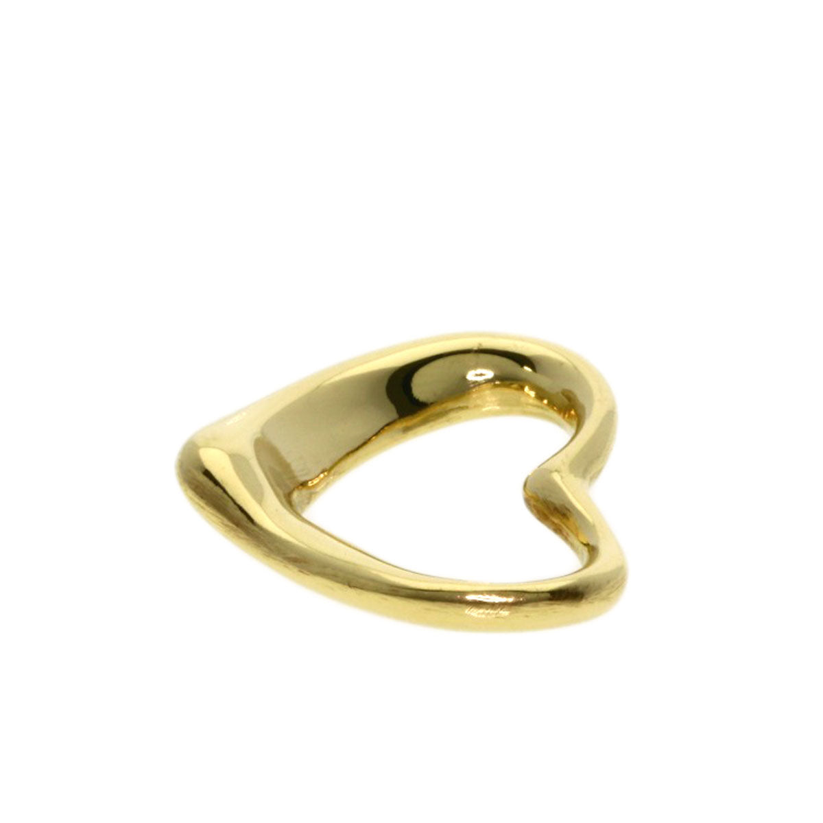 Tiffany&Co. Pendant Top 18K Yellow Gold Gold Open Heart