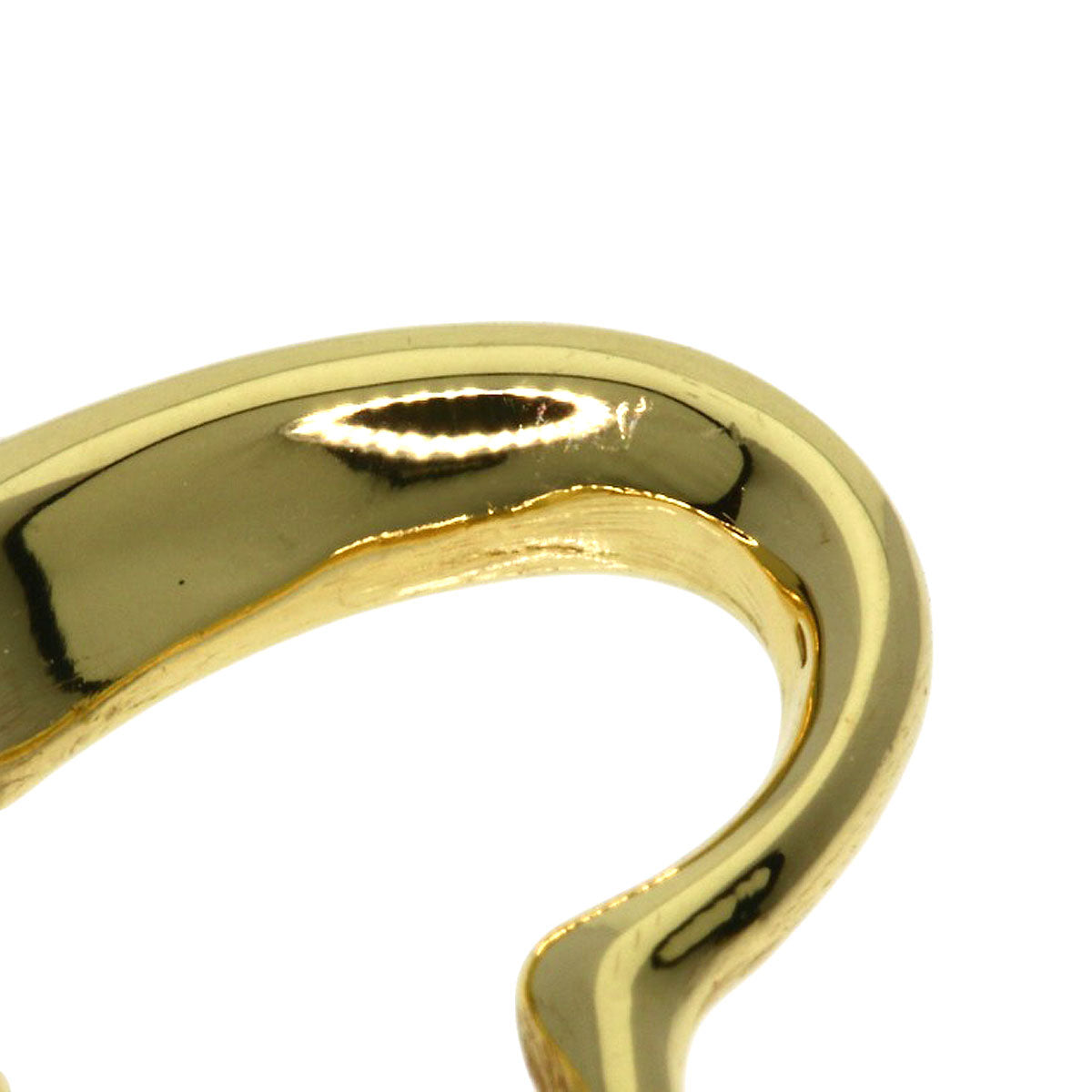 Tiffany&Co. Pendant Top 18K Yellow Gold Gold Open Heart