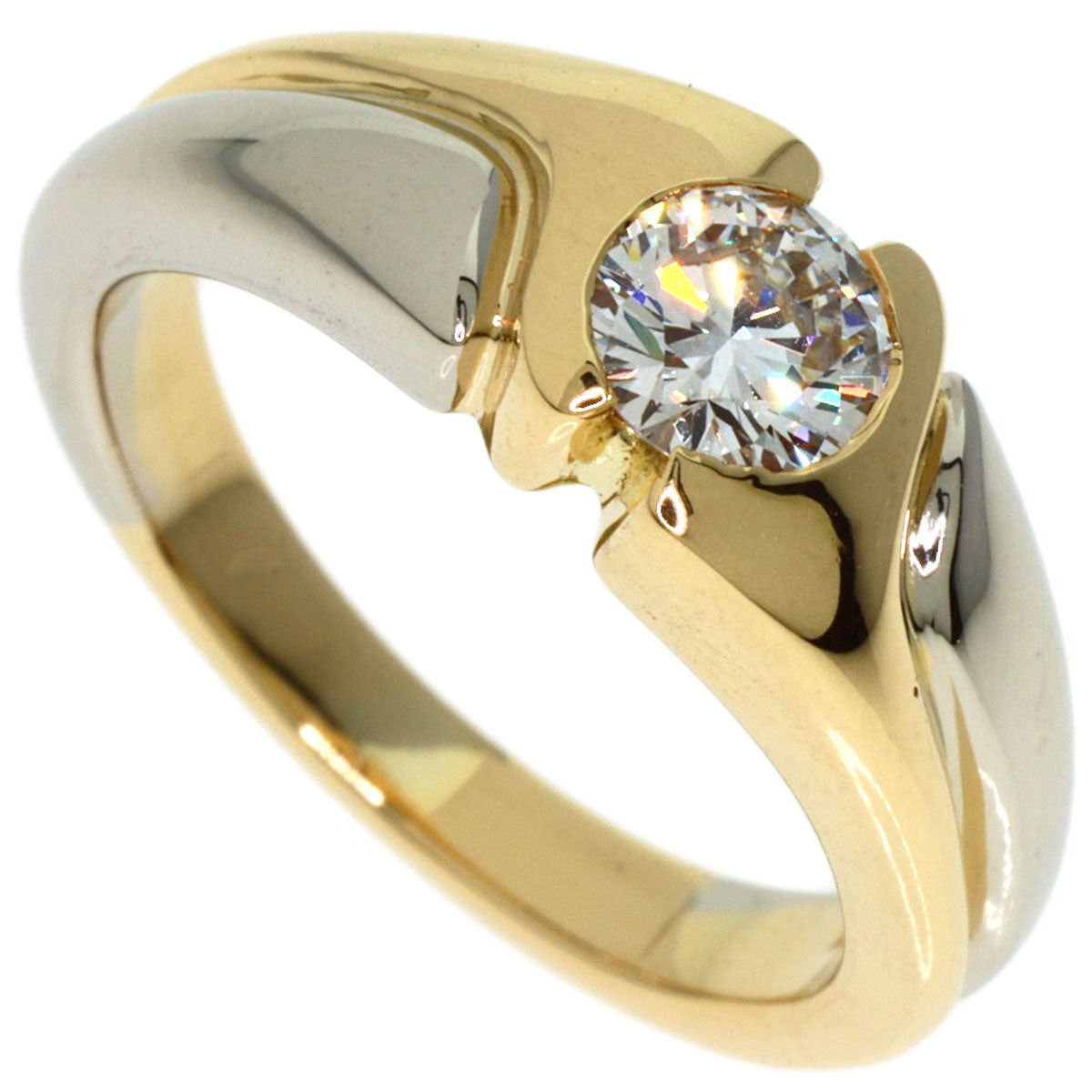 Bvlgari Ring 18K Yellow Gold Gold Vintage Diamond