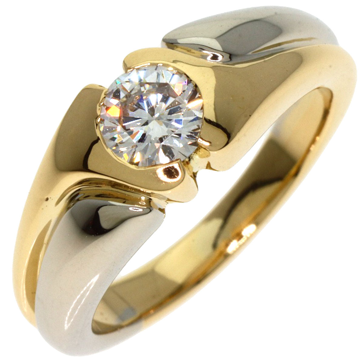 Bvlgari Ring 18K Yellow Gold Gold Vintage Diamond
