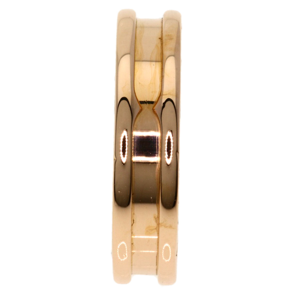 Bvlgari Ring 18K Pink Gold Gold B-Zero1 B-Zero One 1 Band #46 Women