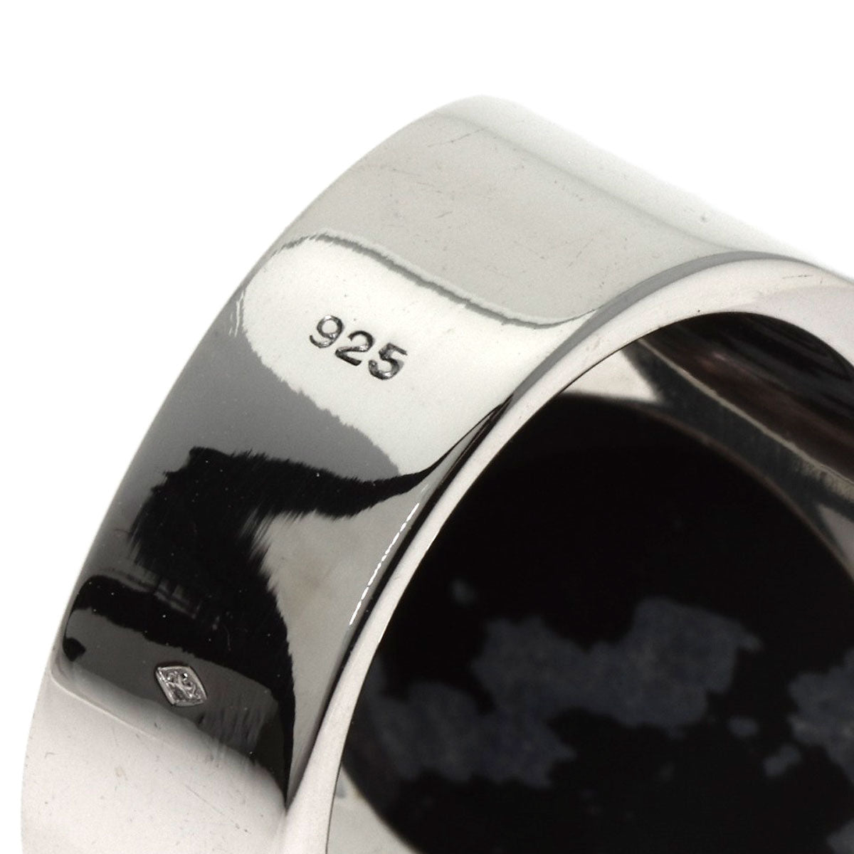 Louis Vuitton Ring Sv Silver Chevalier Snowflow M64903