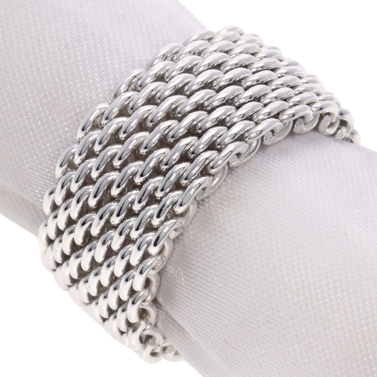 Tiffany&Co. Ring Sv Silver Somerset Mesh