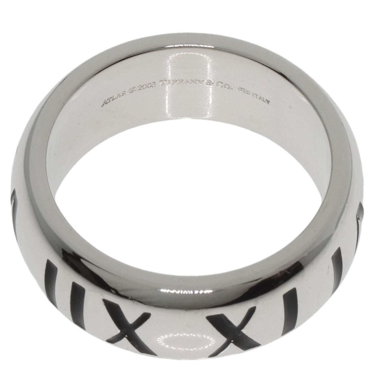 Tiffany&Co. Ring Sv Silver Atlas Lacquer