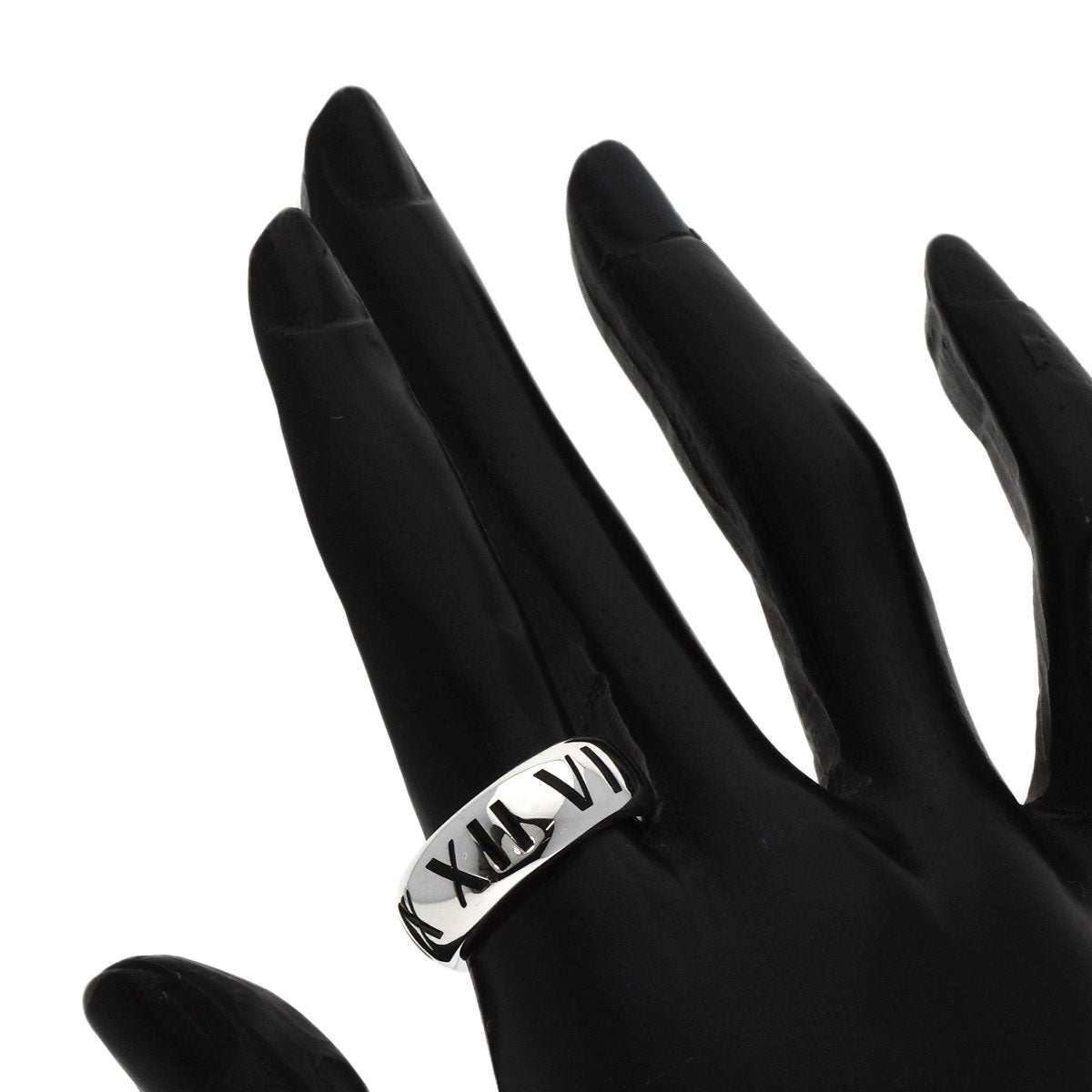 Tiffany&Co. Ring Sv Silver Atlas Lacquer