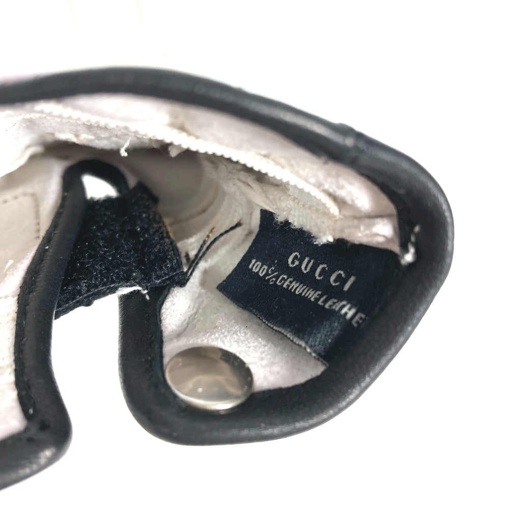 Gucci Gloves Leather White For Left Hand Golf Gloves Women 8