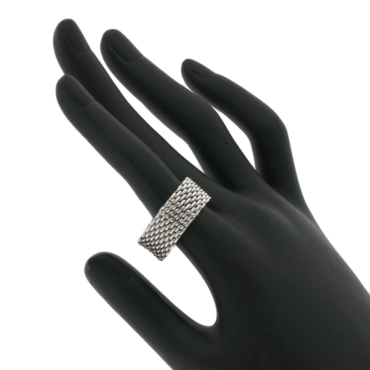 Tiffany&Co. Ring Sv Silver Somerset Mesh Women