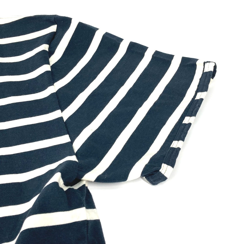 Gucci Short Sleeve T-Shirt 574931 Cotton Navy Border Mens S