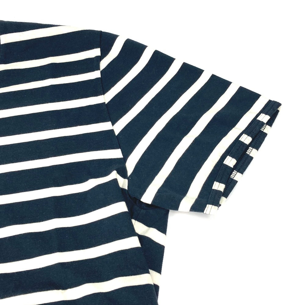 Gucci Short Sleeve T-Shirt 574931 Cotton Navy Border Mens S